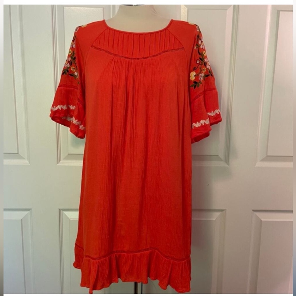 Evereve Allison Joy Boho Embroidered Dress